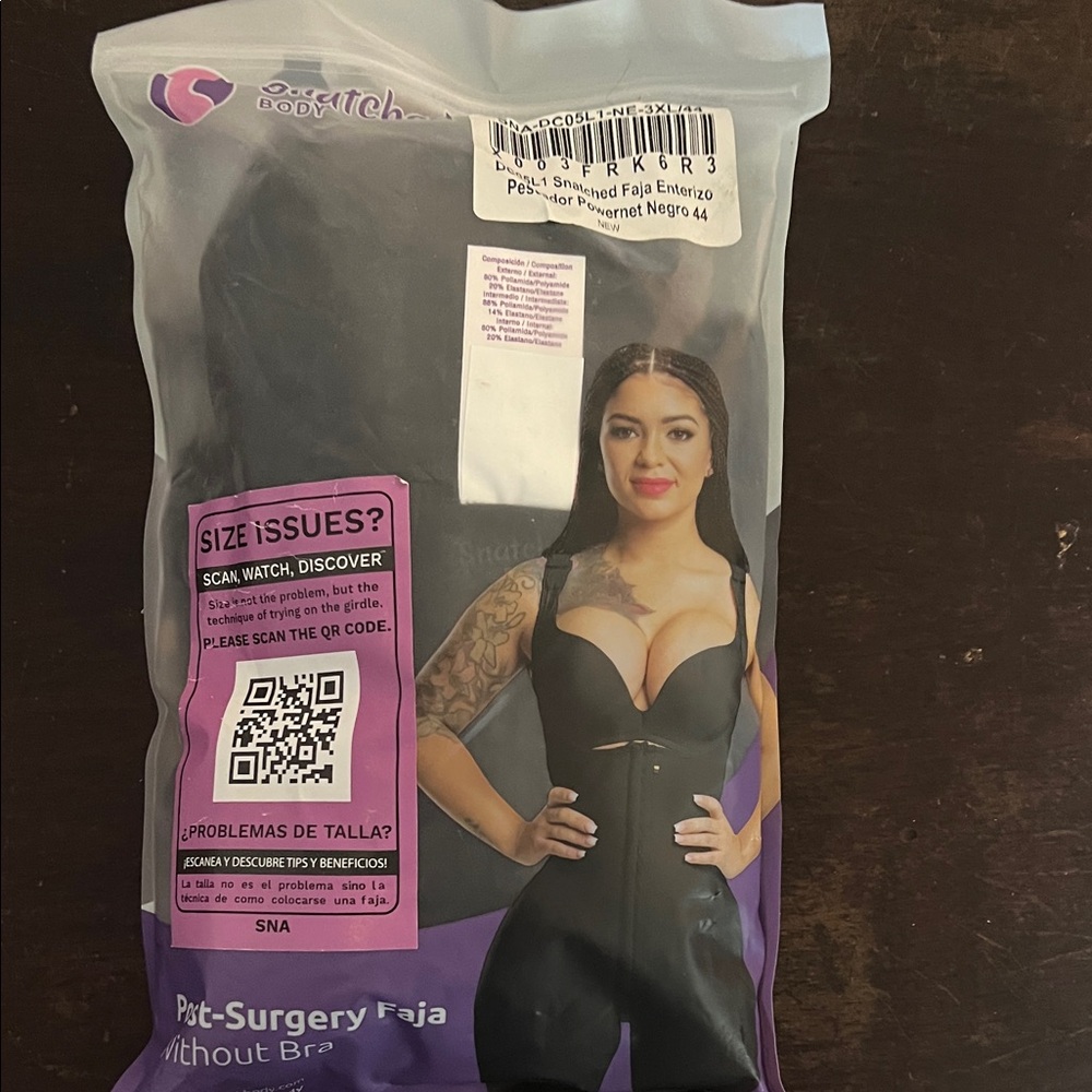 Post-Surgery Faja - Black